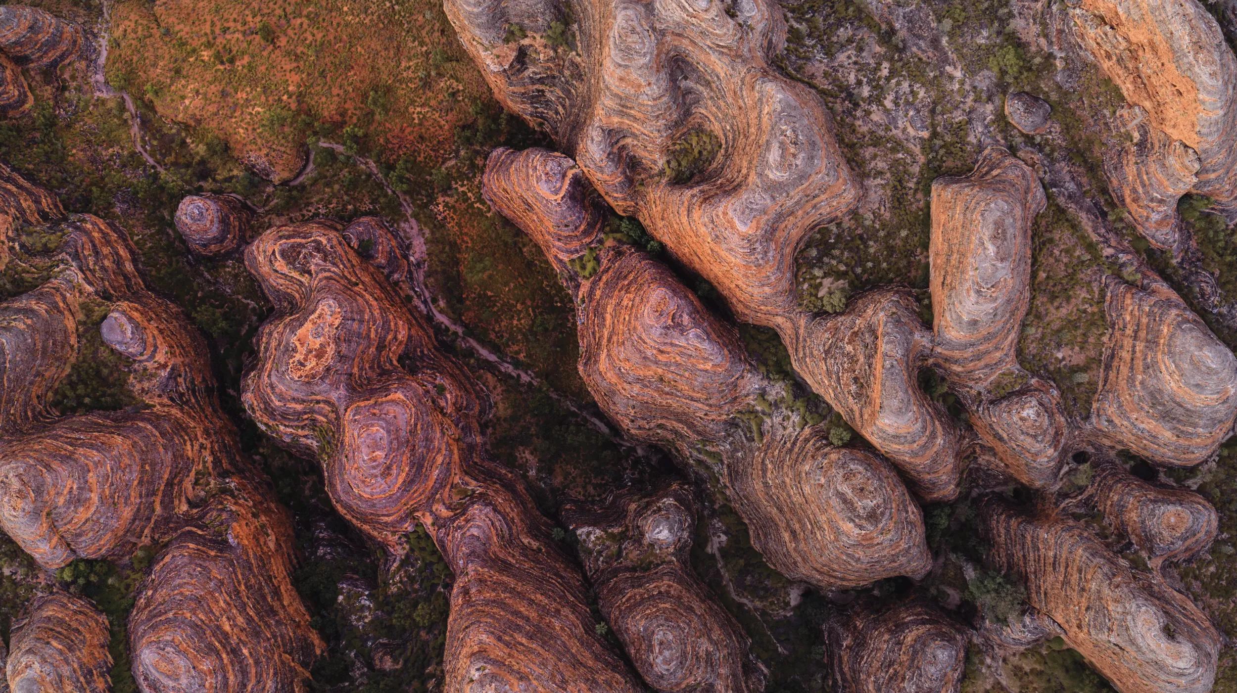 Aerial View of the Bungle Bungle Range, Purnululu National Park