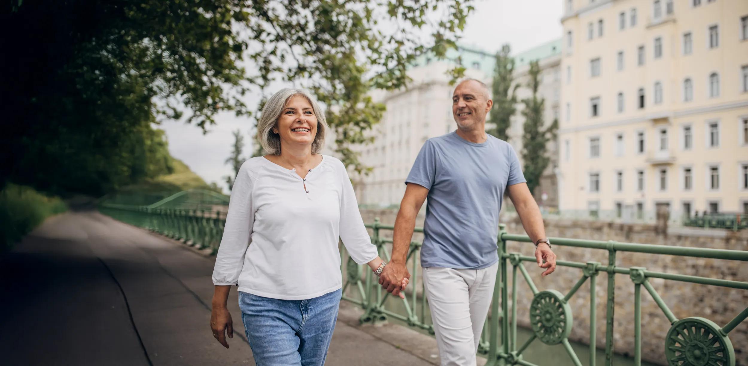 Mature couple in Vienna