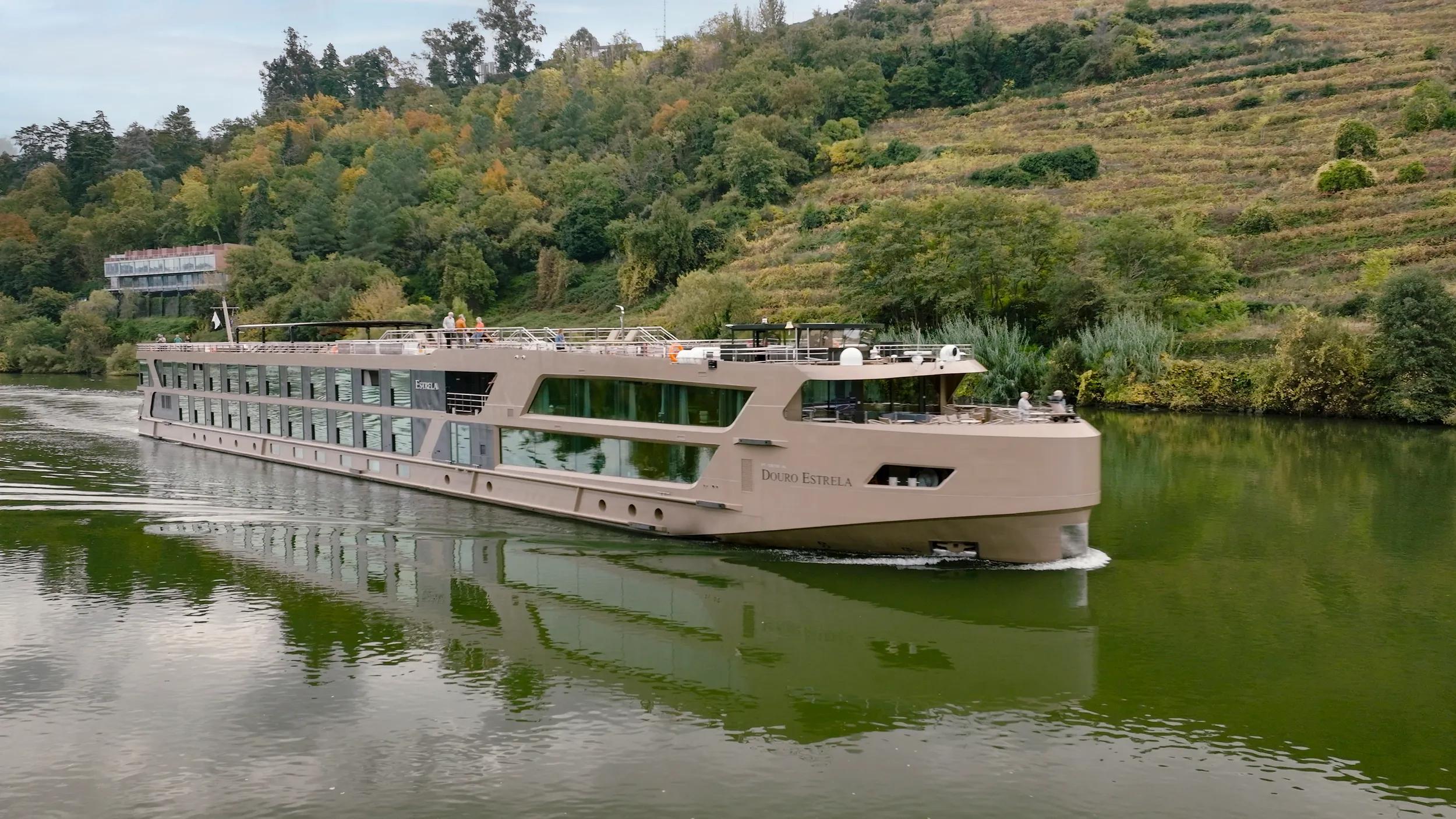 External aerial view of  MS Douro Estrela 2024.
