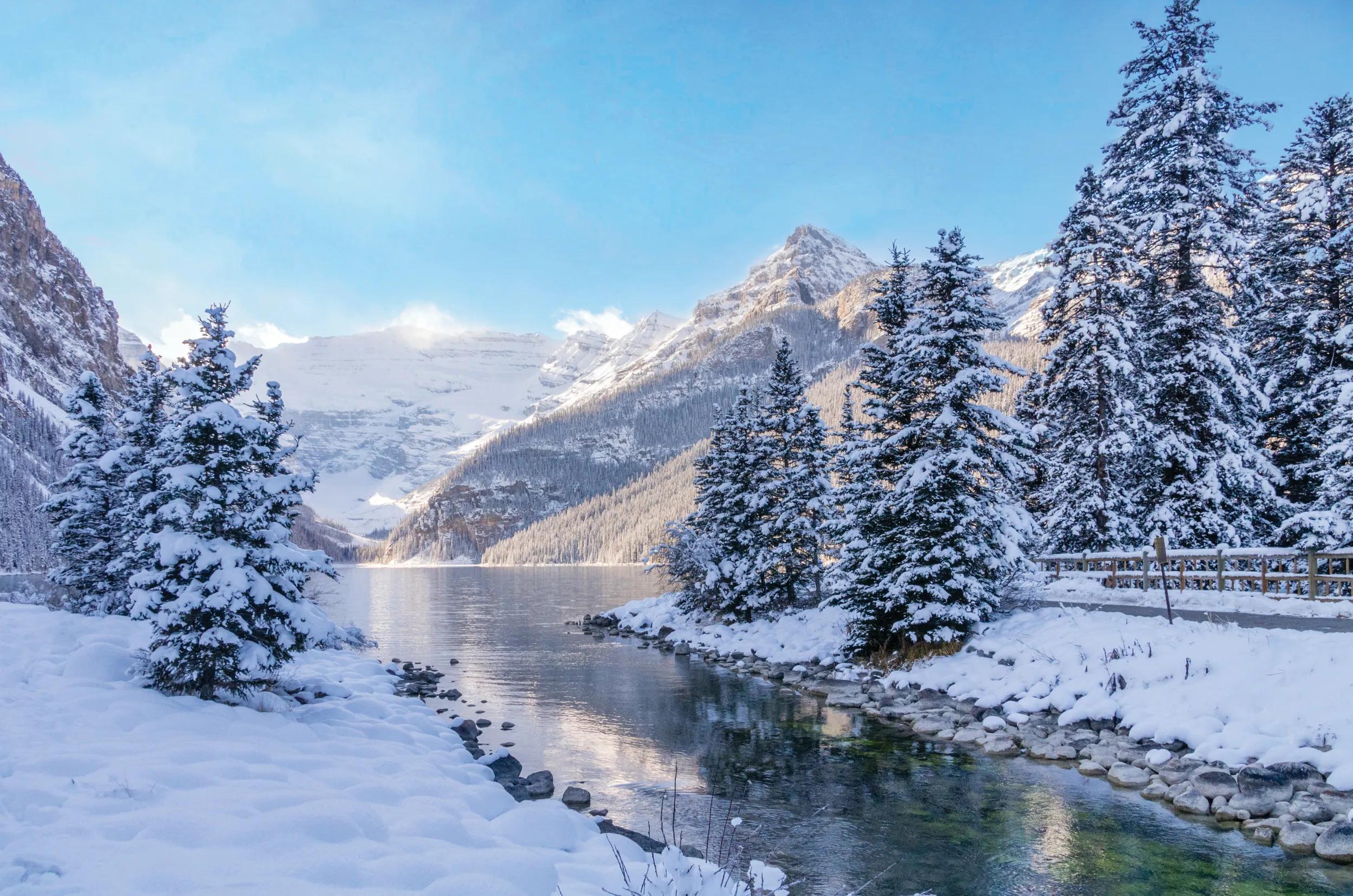 Winter wonderland, Lake Louise, Canada