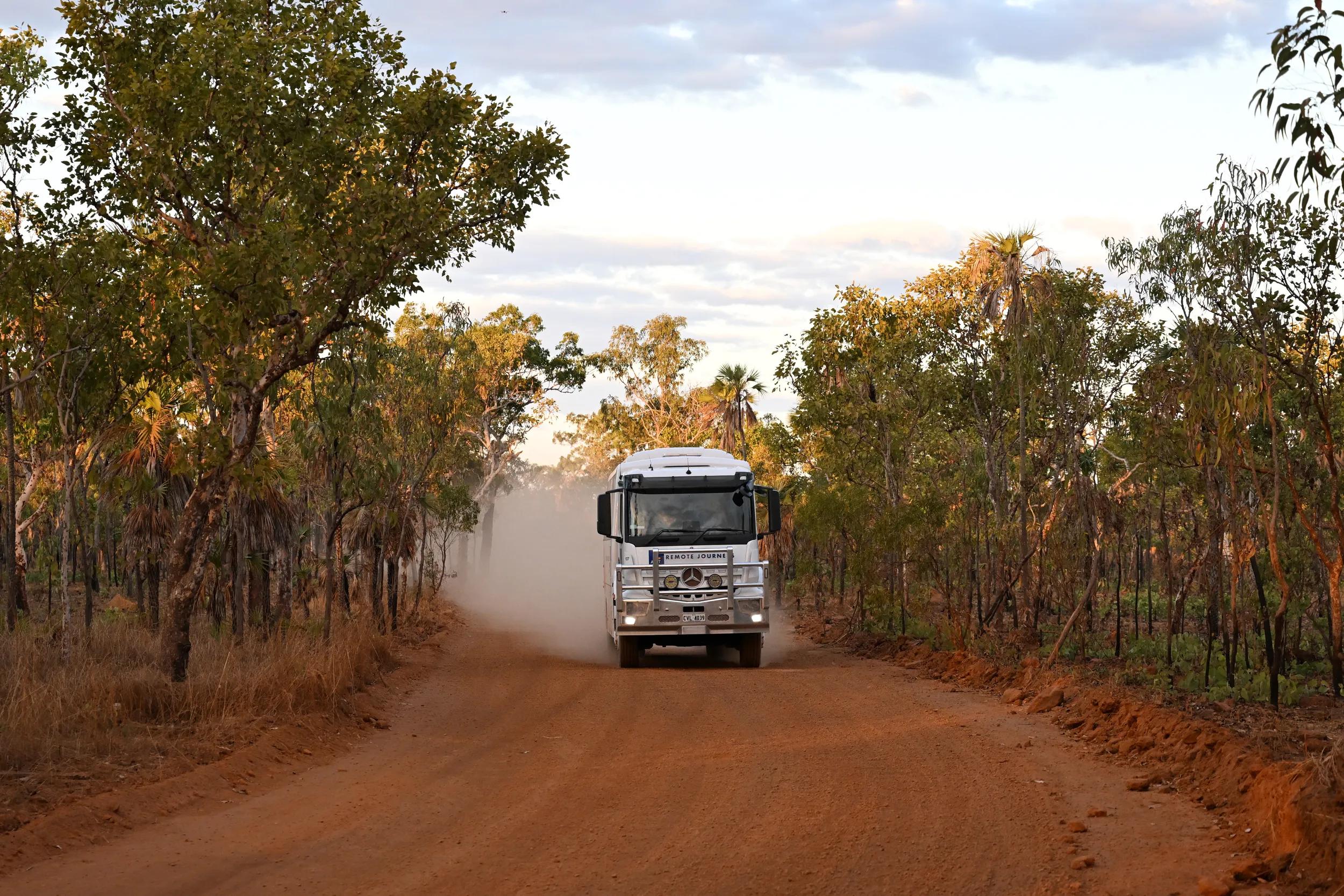 APT Bus - APT - Mitchell Falls photo shoot 2024.