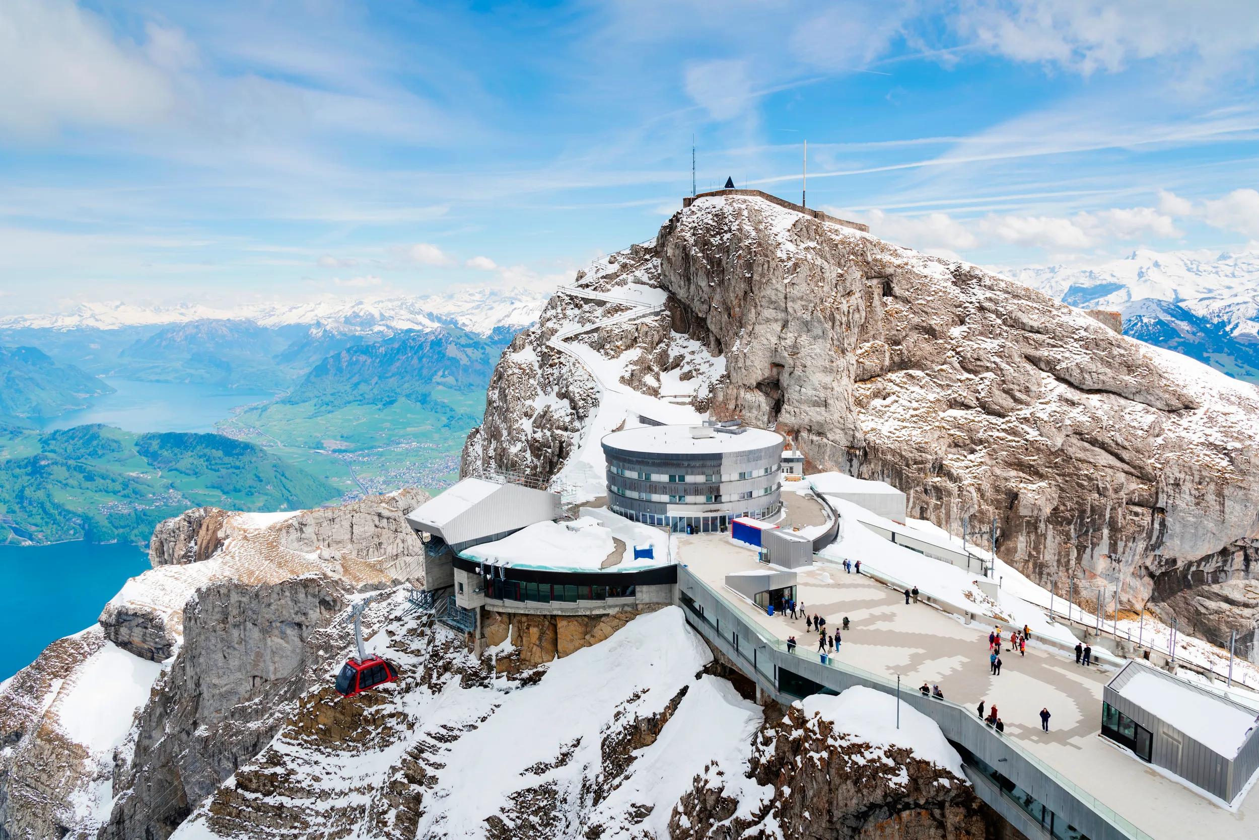 Mount Pilatus in winter, Switzerland