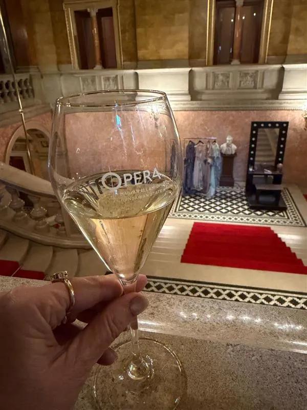 Influencer Nikki Parkinson at Budapest Opera House