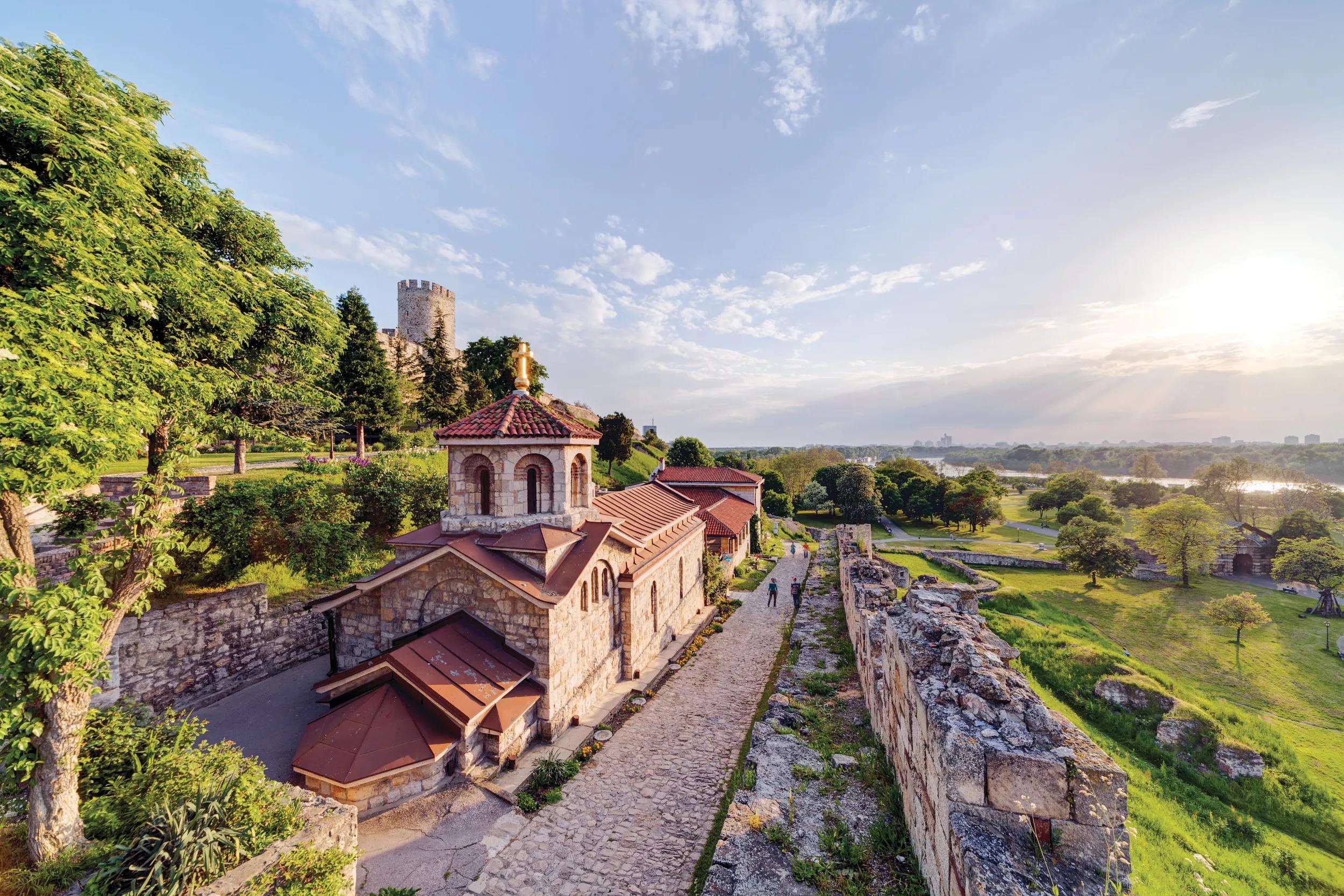 Belgrade fortress and Kalemegdan park, Belgrade Serbia